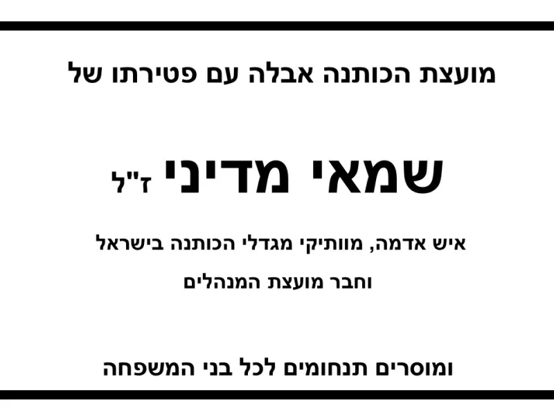 שמאי מדיני ז"ל